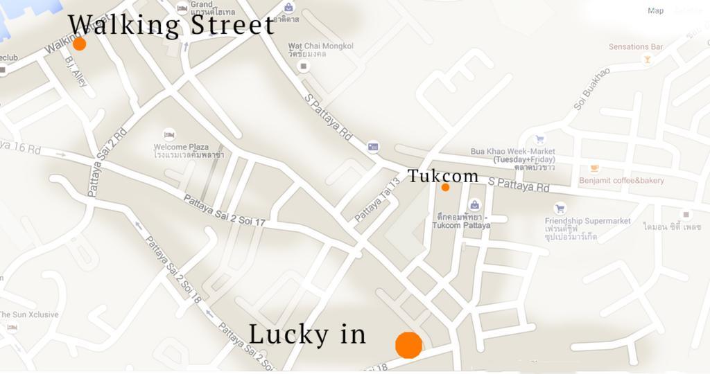 Lucky In Hotel Pattaya Exterior photo